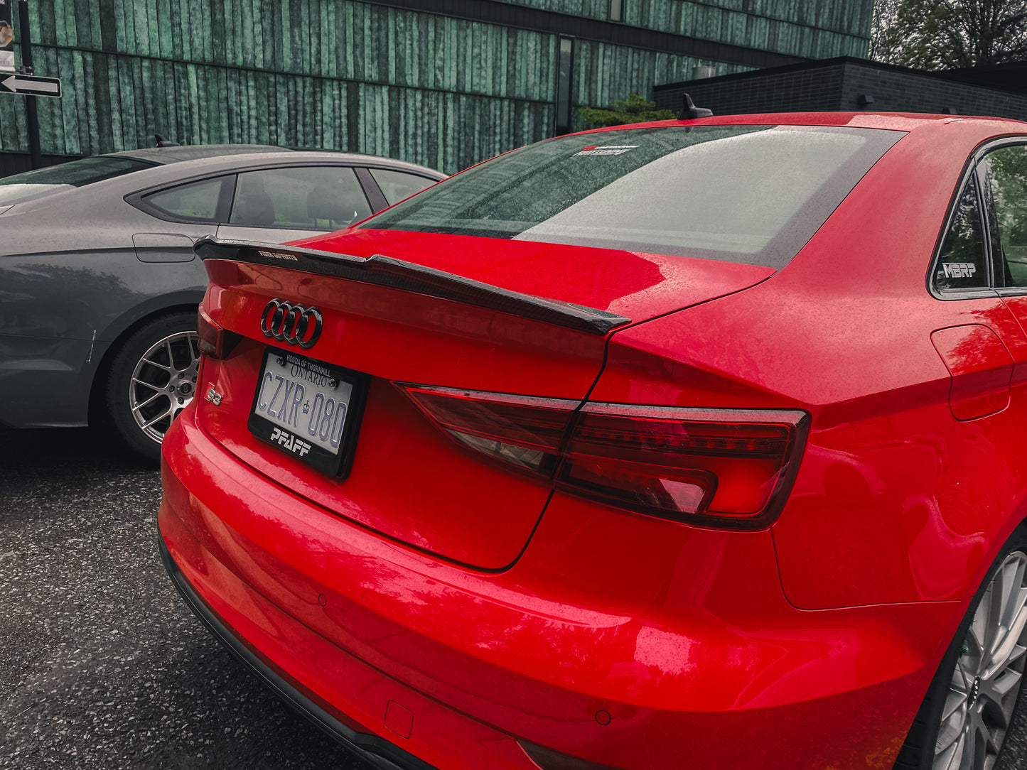 Audi Carbon Fiber V Style Spoiler (A3/S3/Rs3) 8v/ 8v.5