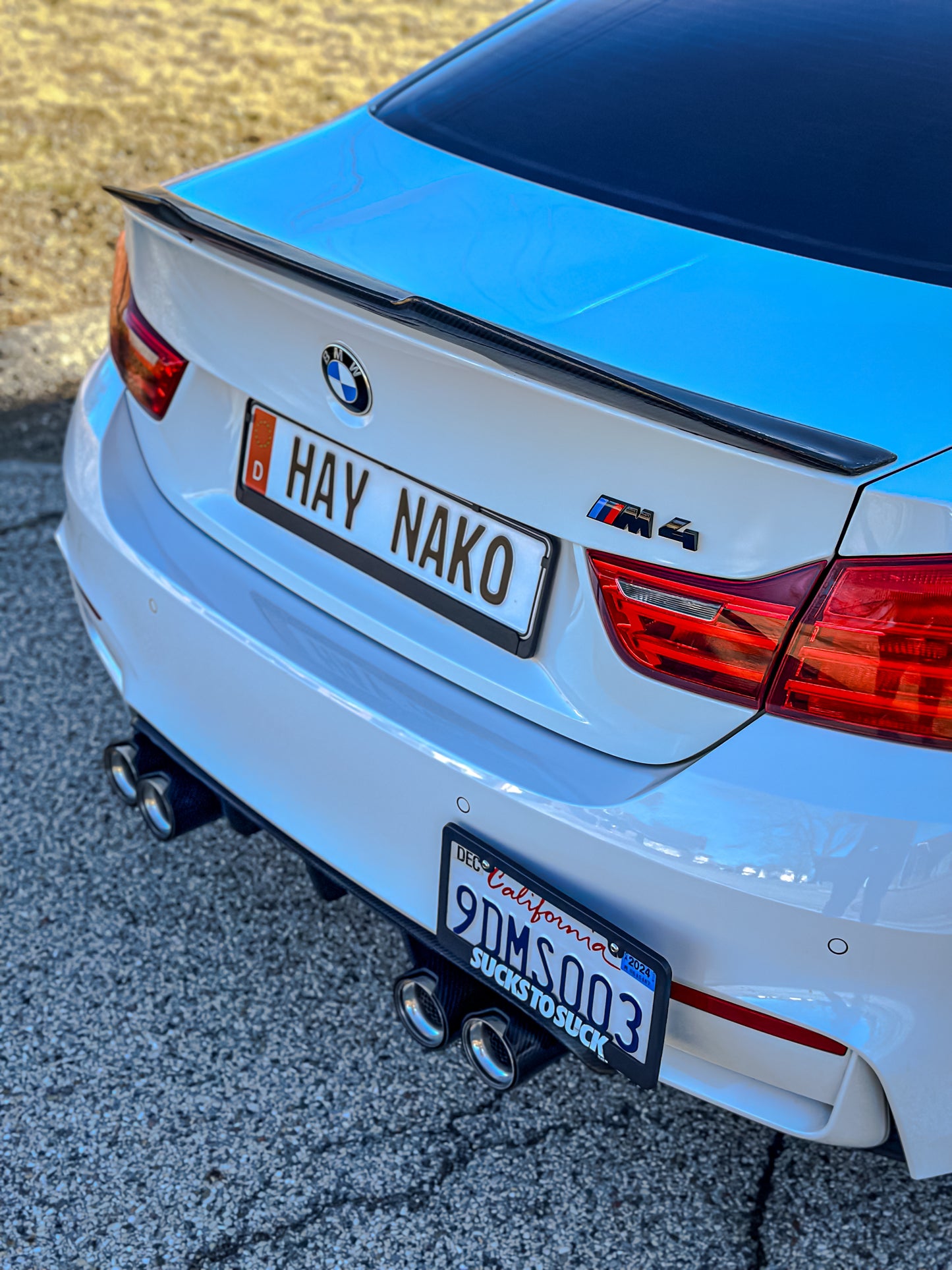 Gloss Black M4 Trunk Badge | F82 M4 | F83 M4