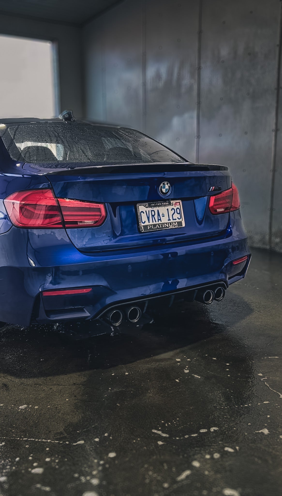 Carbon Fiber P Style BMW Trunk Spoiler (3 Series)