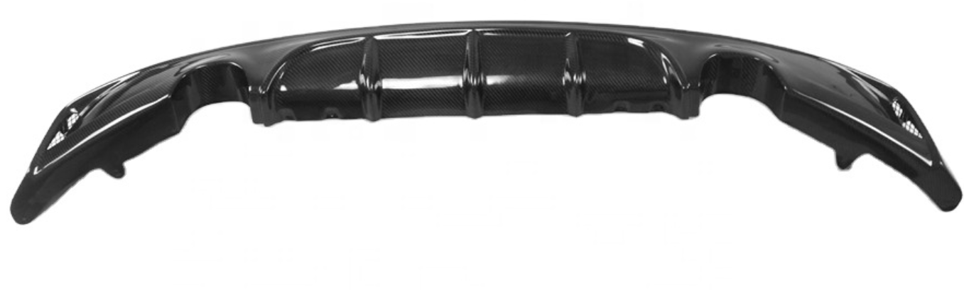 BMW Carbon Fiber Dual Exhaust Diffuser (2 Series)