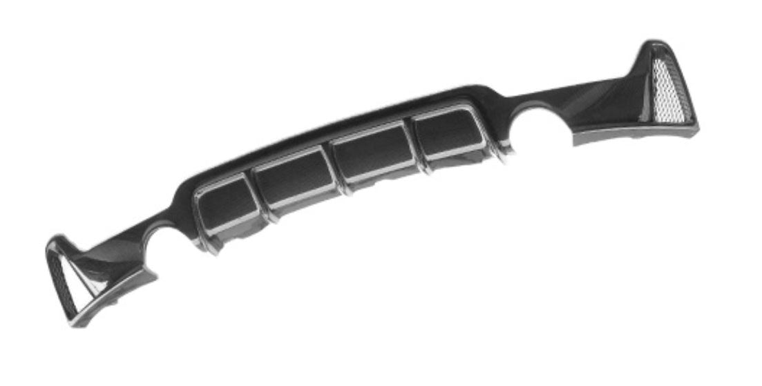 BMW Carbon Fiber Dual Exhaust Diffuser (4 Series)