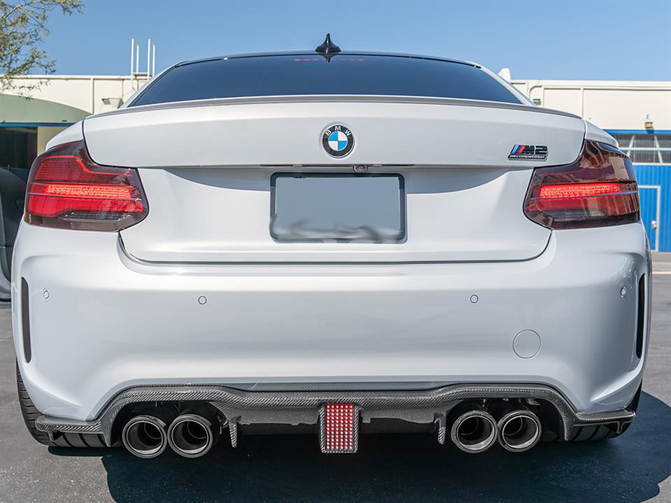 BMW Carbon Fiber M2 Diffuser W Rainlight