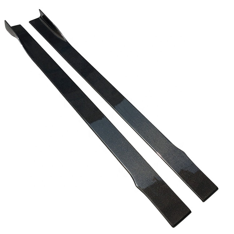 BMW Carbon Fiber MAD Style Side Skirts Extensions