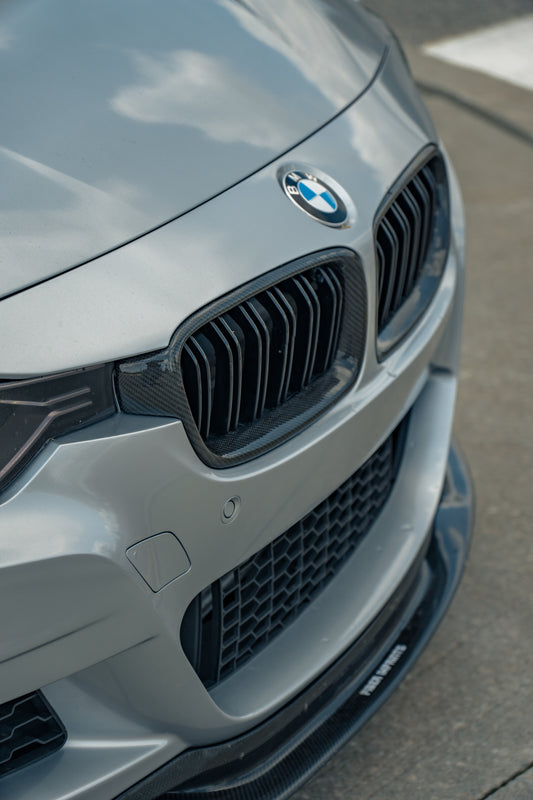 BMW M Style Carbon Fiber Front Grille (3 Series)