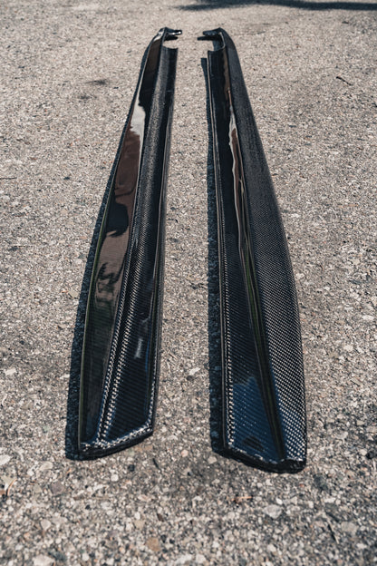 Carbon Fiber CMST Style Side Skirts Extensions | G20 Pre LCI | G20 LCI