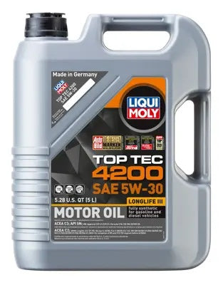Liqui Moly Top Tech 4200 Motor Oil 5W30 Full Synthetic 5L
