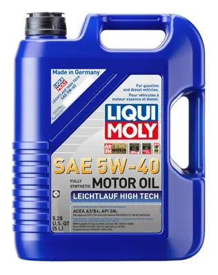 Liqui Moly Leichtlauf Motor Oil 5W40 Full Synthetic 5L