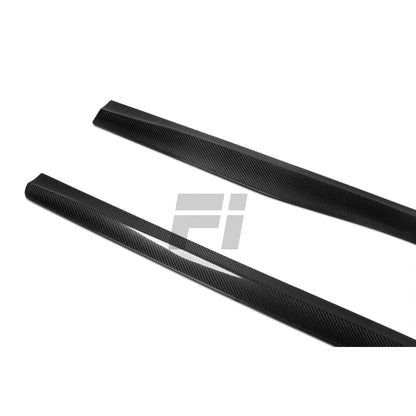 MP Style Carbon Fiber Side Skirt Extensions | F87 M2 Competition |