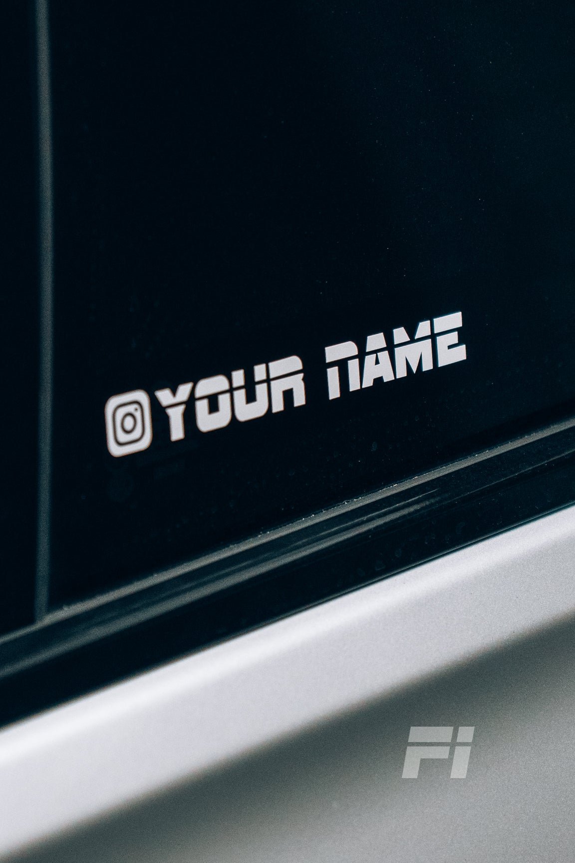 Custom Instagram Car Window Sticker