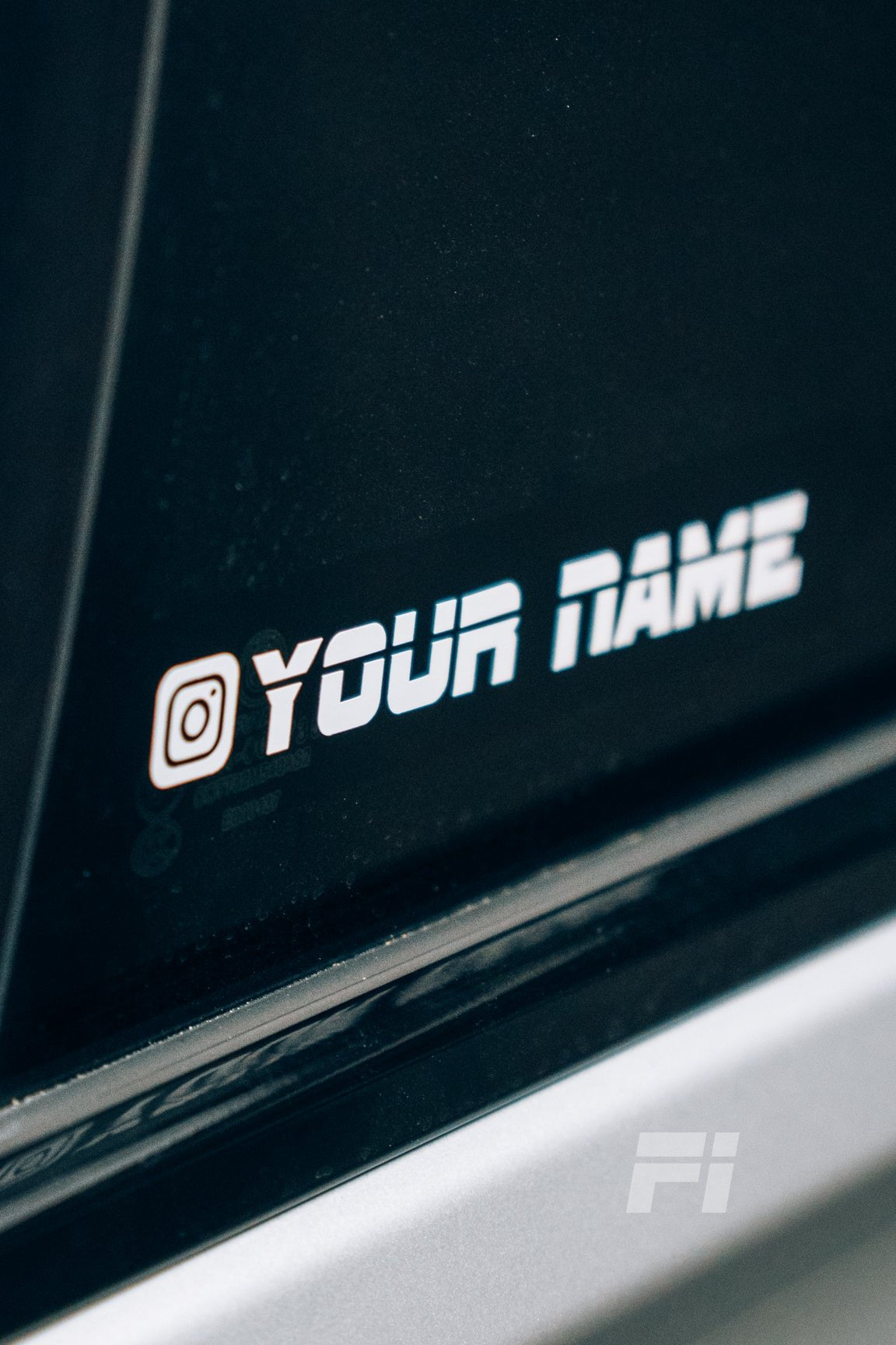 Custom Instagram Car Window Sticker